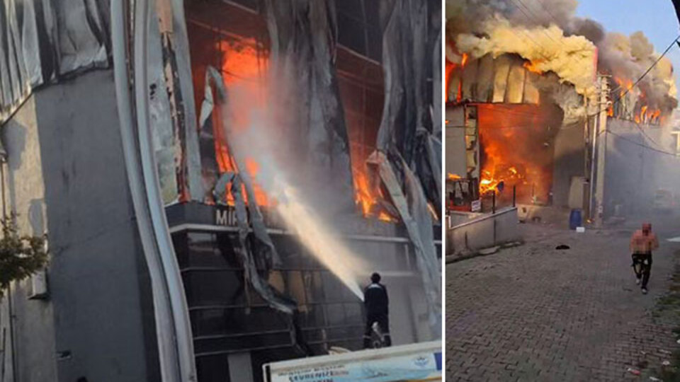 Parfüm deposunda yangın: 6 ölü!