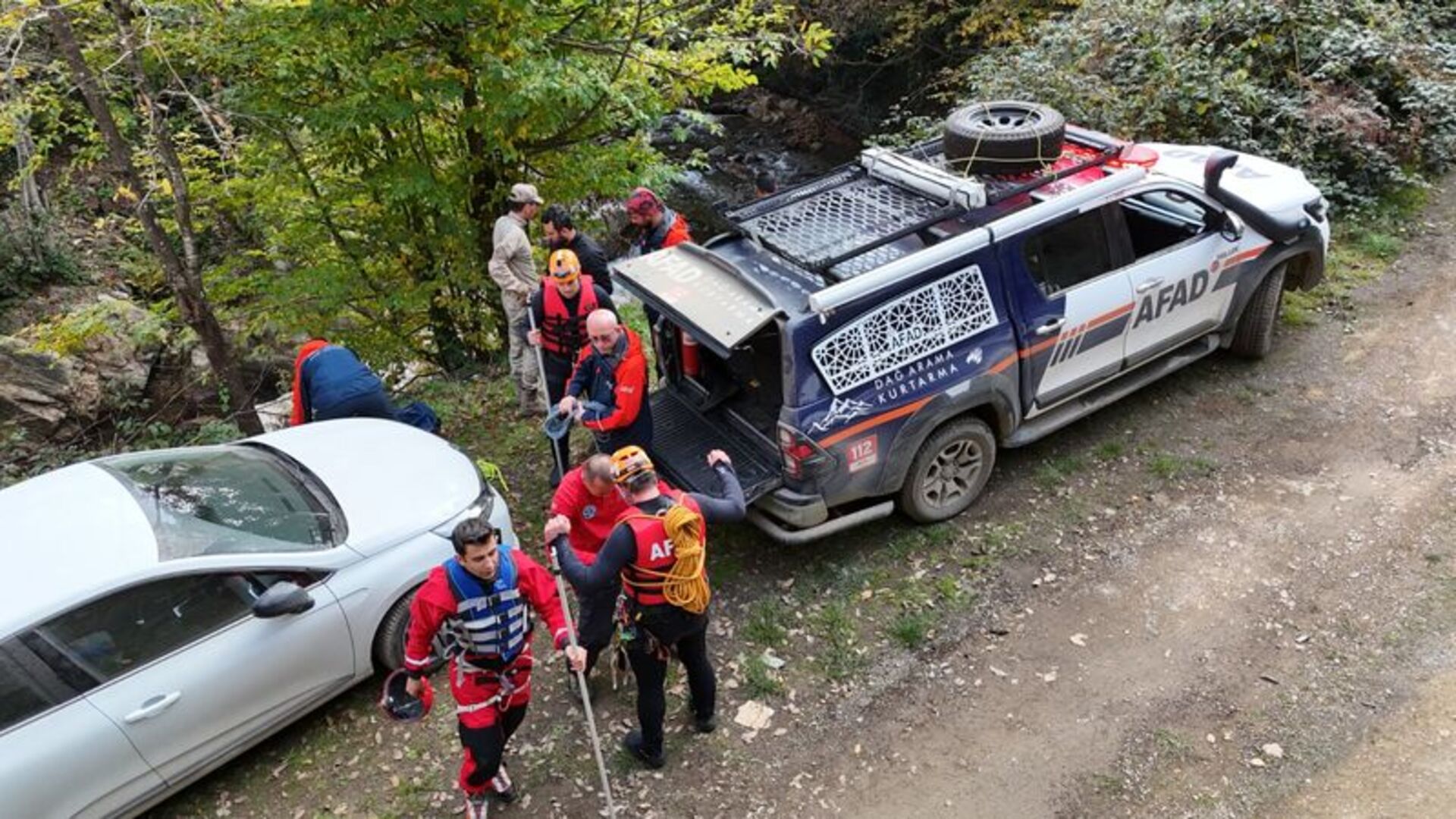 Kastamonu'da Kayıp Anne ve Oğlu Osman İçin Arama Çalışmaları 7. Günde