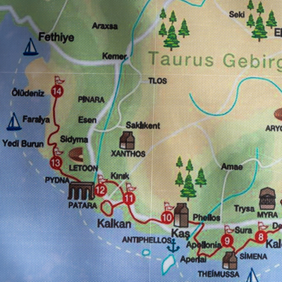 Zirvedeki yürüyüş rotası Türkiye'den