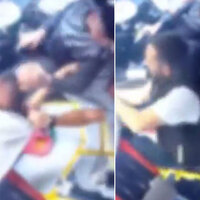 Dehşet anı kamerada! 4 şüpheli gözaltında! Otobüs şoförüne feci darp!