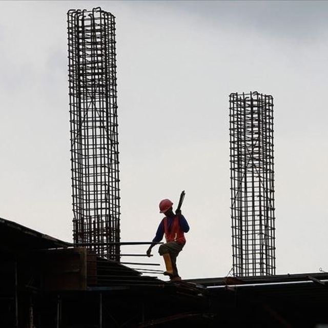 İnşaat sektöründe çalışan sayısı tüm zamanların zirvesinde