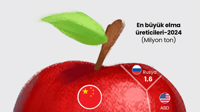 Dünyanın elma üretimi nereden geliyor?