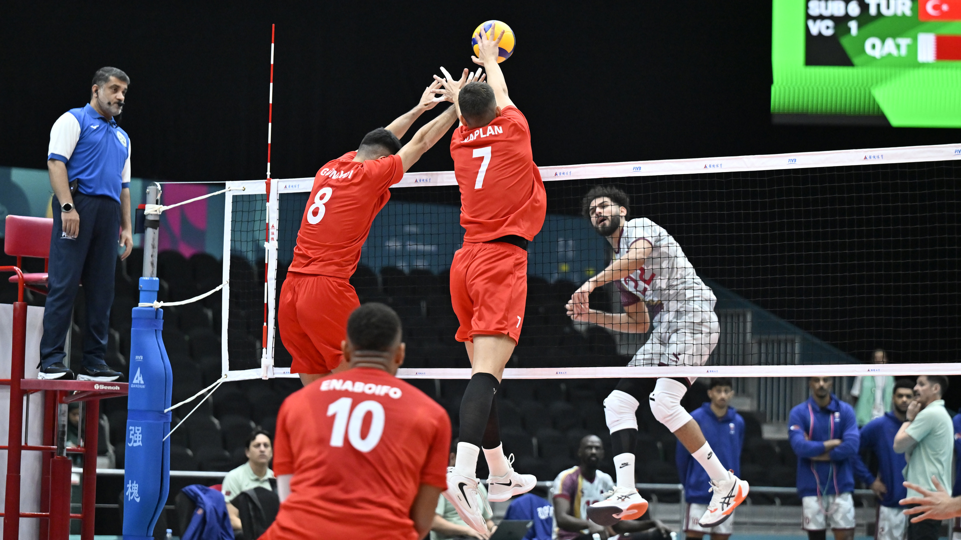 A Milli Erkek Voleybol Takımı Bahreyn'i 3-0 Mağlup Etti