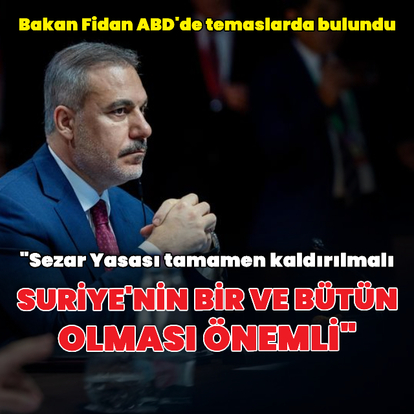 Bakan Fidan ABD ziyaretini değerlendirdi