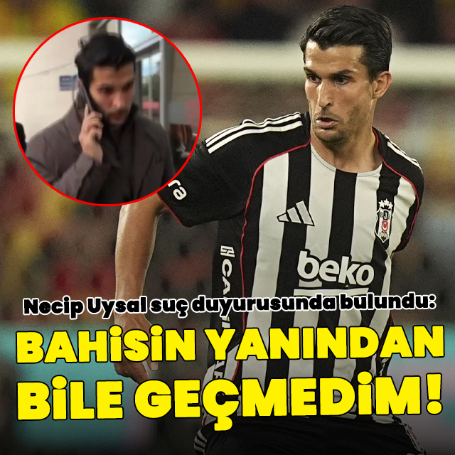 Necip Uysal suç duyurusunda bulundu!