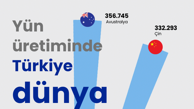 Türkiye yün üretiminde dünyada dördüncü sırada