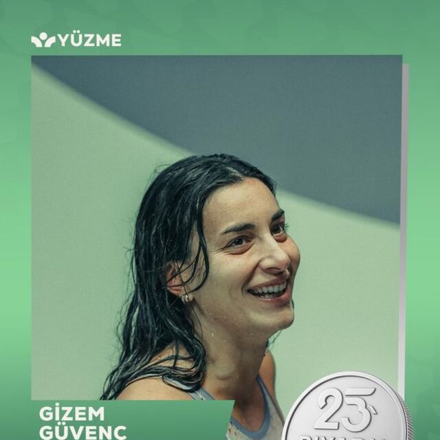Gizem Güvenç'ten gümüş madalya!
