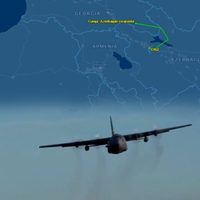 Askeri kargo uçağı Gürcistan'da düştü! 20 şehit