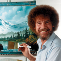 Bob Ross'un 'mutlu ağaç'lı tablolarına 600 bin dolar!