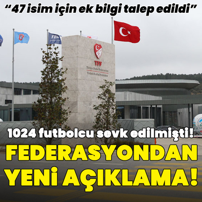 TFF'den sevkler için yeni açıklama!