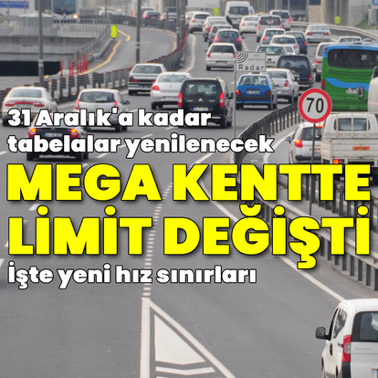 İstanbul'da 84 güzergahta hız limiti yeniden belirlendi
