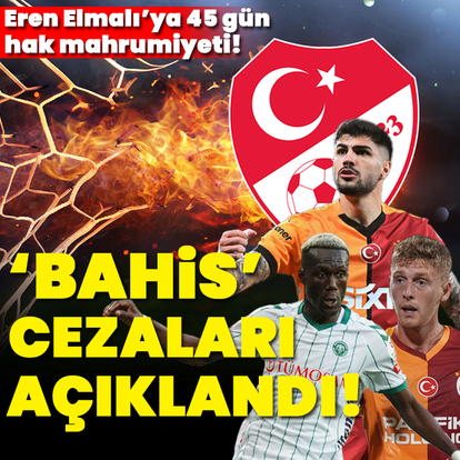 PFDK bahis soruşturması cezalarını açıkladı!