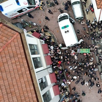 Acı ve gözyaşı! Anne ve oğluna veda!