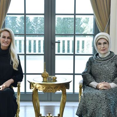 Emine Erdoğan, Nilden Erhürman ile görüştü