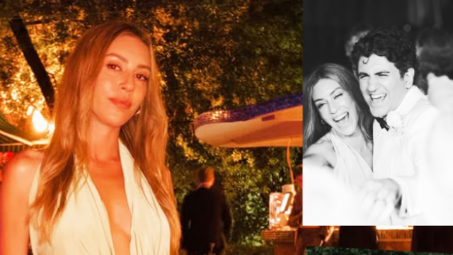 Düğün anlarını paylaştı