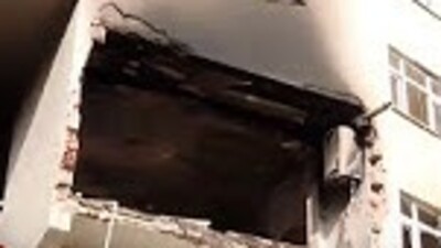 Doğalgaz bomba gibi patladı!