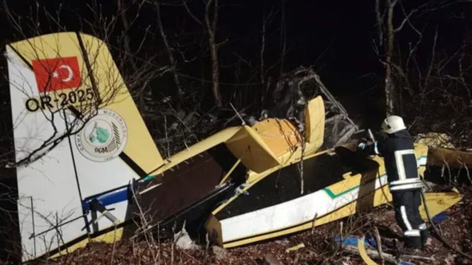 Yangın söndürme pilotu şehit oldu