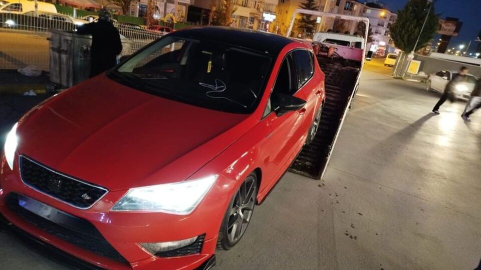 Drift atan sürücüye para cezası