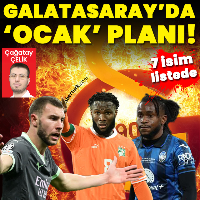 G.Saray'da 'Ocak' planı: 7 isim listede!