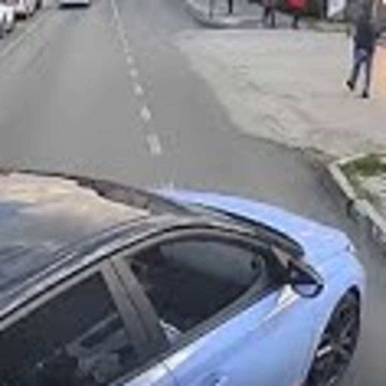 Şerit değiştirdi diye bela oldu!