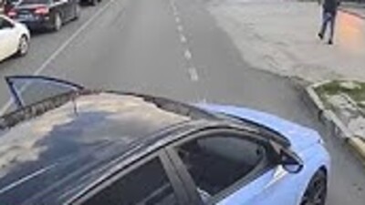 Şerit değiştirdi diye bela oldu!