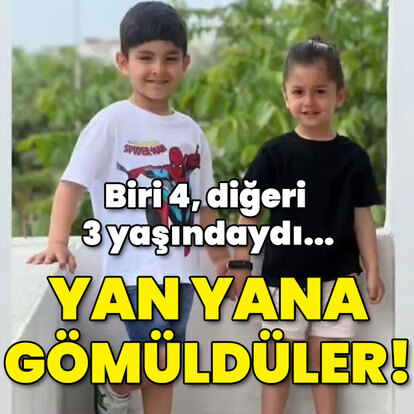 Biri 4, diğeri 3 yaşındaydı... İki kardeşin büyük acısı!