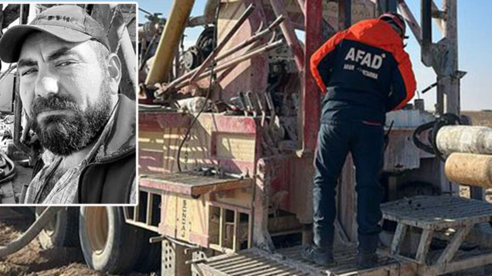 Kopan kolu 120 metrelik kuyuya düştü! Sondaj dehşeti!