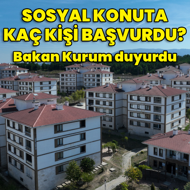 Bakan Kurum başvuru sayısını açıkladı