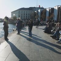 İstanbul'da sahile akın