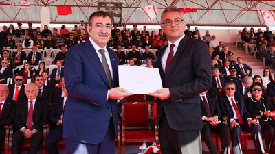 Cumhurbaşkanı Yardımcısı Yılmaz, Erhürman'la görüştü