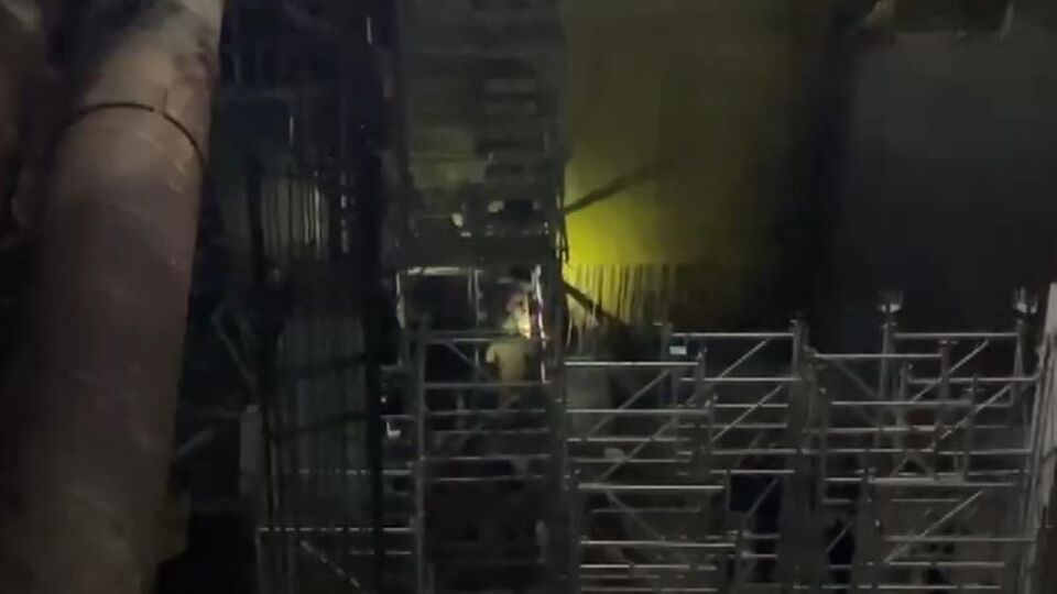 Beyoğlu metro inşaatında iskele çöktü: 1 ölü