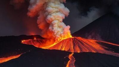 Japonya'da yanardağ patlaması