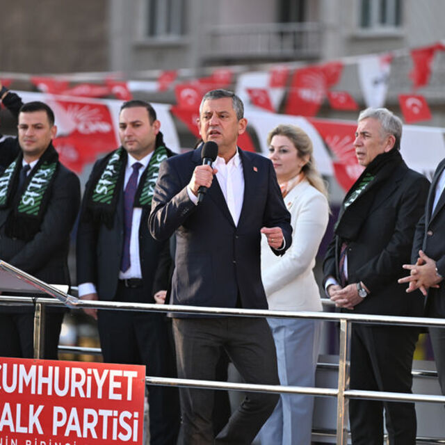 CHP Genel Başkanı Özel, partisinin Kilis mitinginde konuştu