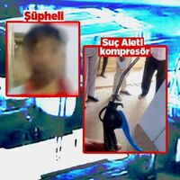 Hava kompresörüyle çocuğa işkence!