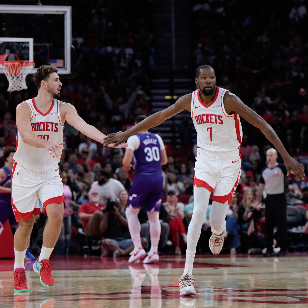 Alperen ve Durant 65 sayı buldu, Houston kazandı!