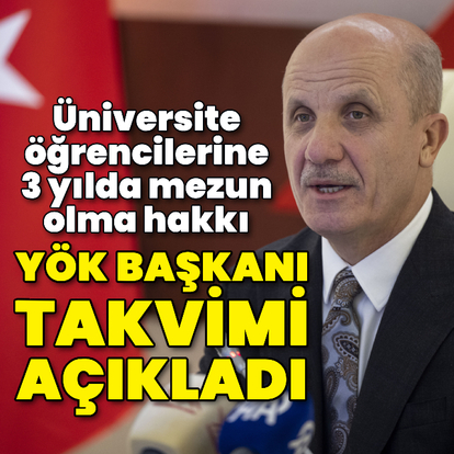 Üniversite öğrencilerine 3 yılda mezun olma hakkı