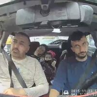 Takside son görüntü! Yürekleri yaktılar!