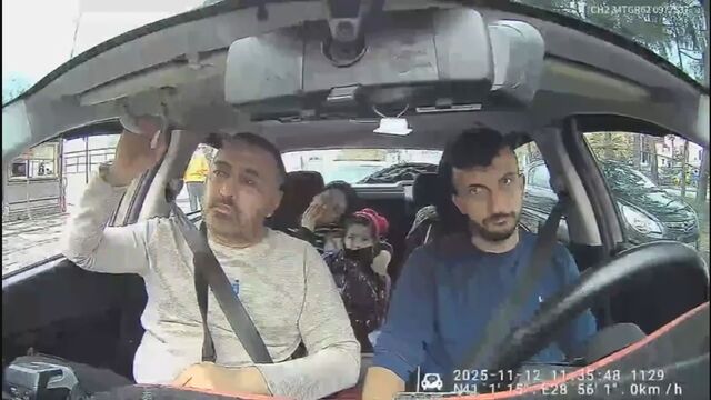 Takside son görüntü! Yürekleri yaktılar!