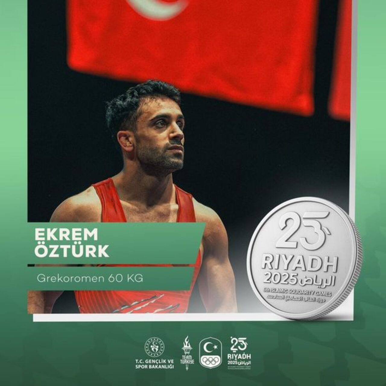 Ekrem Öztürk'ten gümüş madalya!