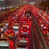 İstanbul'da trafik yoğunluğu yüzde 83'e çıktı