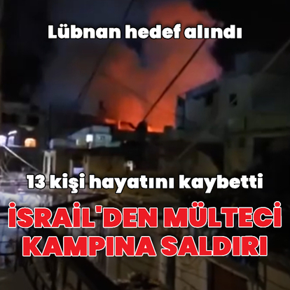 İsrail mülteci kampına saldırdı