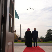 Trump ile Muhammed bin Selman bir araya geldi