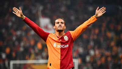 Galatasaray'da Sane sevinci!