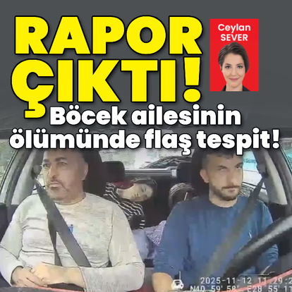 Böcek ailesinin ölümünde flaş açıklama!