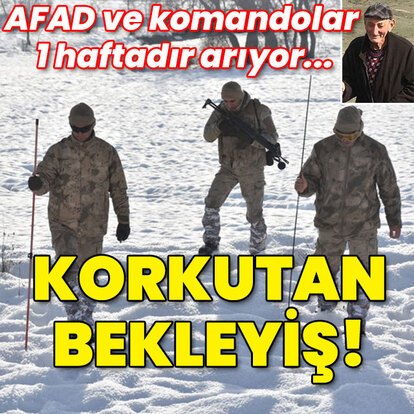 AFAD ve komandolar 1 haftadır arıyor... Korkutan bekleyiş!