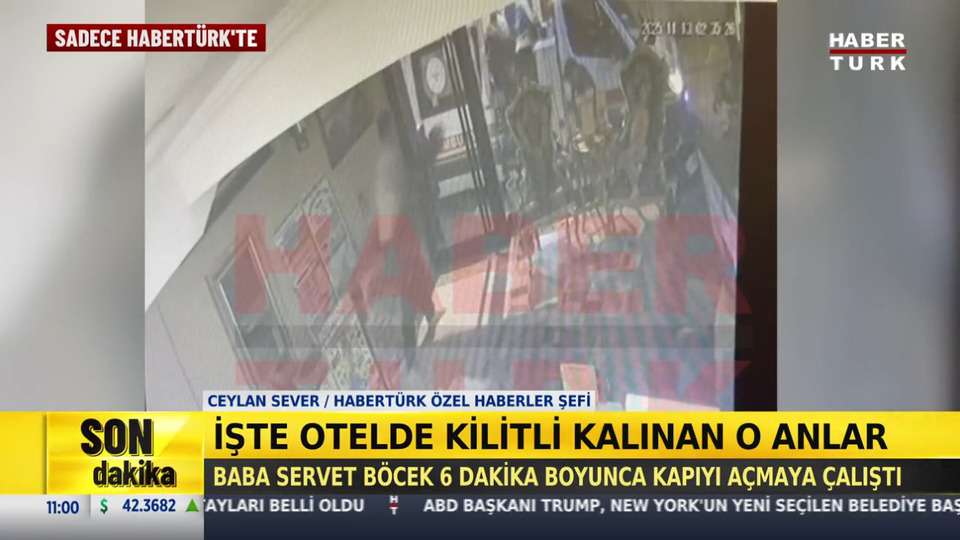İşte otelde kilitli kalınan o anlar!