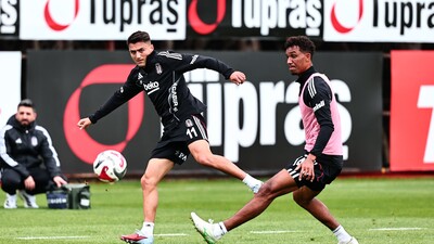 Beşiktaş 4 eksikle çalıştı!