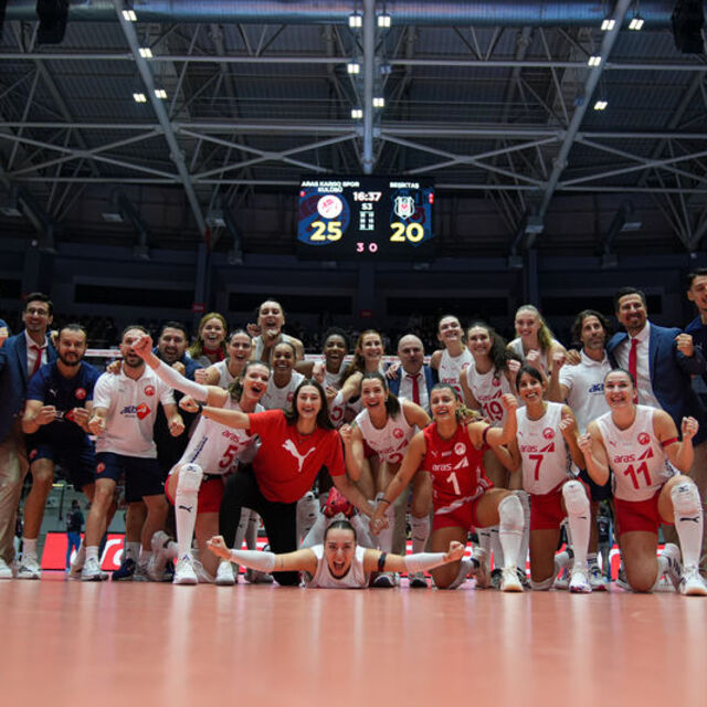 Aras Kargo, Beşiktaş'a set vermedi!