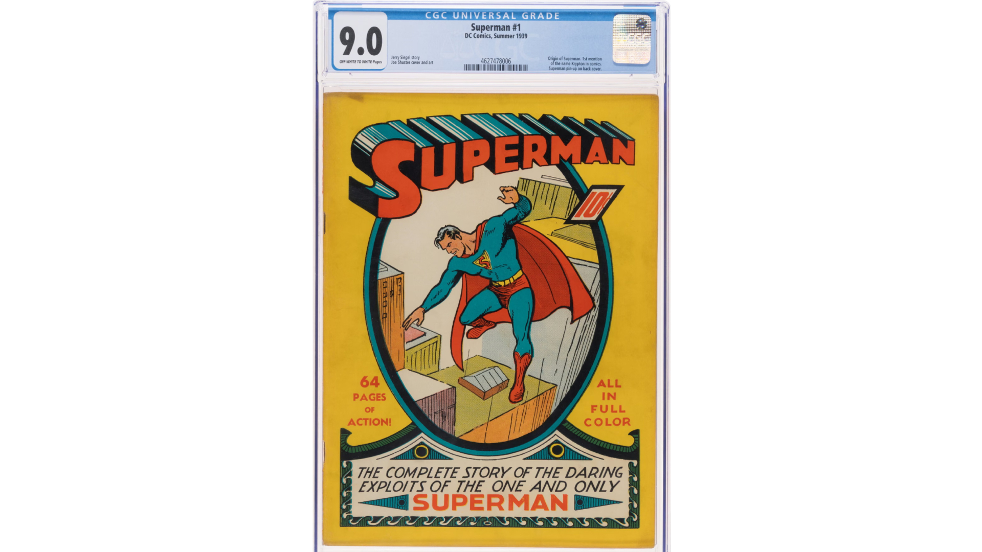 Tavan arasından çıkan Superman çizgi romanı rekor fiyata satıldı