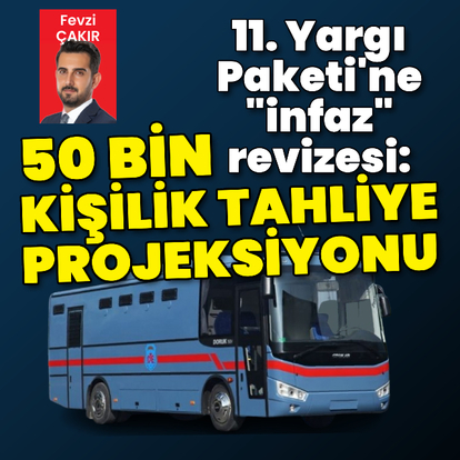 11. Yargı Paketi'ne “infaz” revizesi: 50 bin kişilik tahliye projeksiyonu